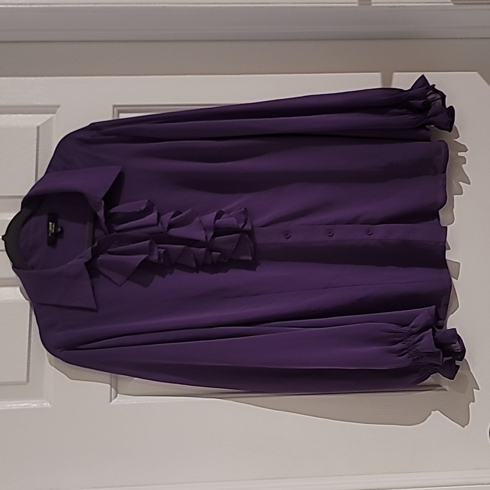Twiggy London Purple Blouse